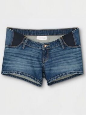 Isabel Maternity Medium  Wash Denim Maternity Shorts NEW  size 6
